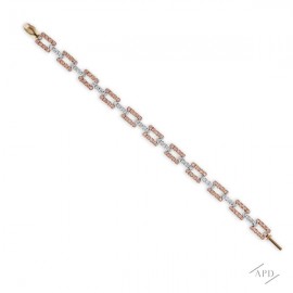 Argyle Pink Diamond Link Bracelet