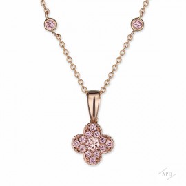 Argyle Pink Azalea Pendant