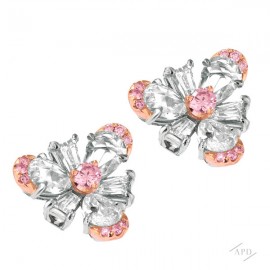 Sakura Flower Accented Earrings