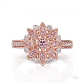 Argyle Pink Gold Bloom Ring