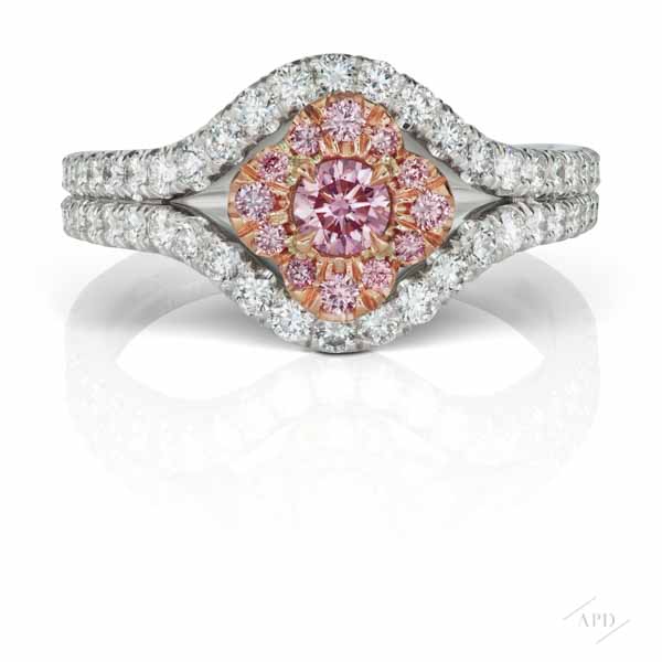 Argyle Pink Azalea Split Shank Ring