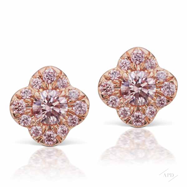 Argyle Pink Azalea Studs