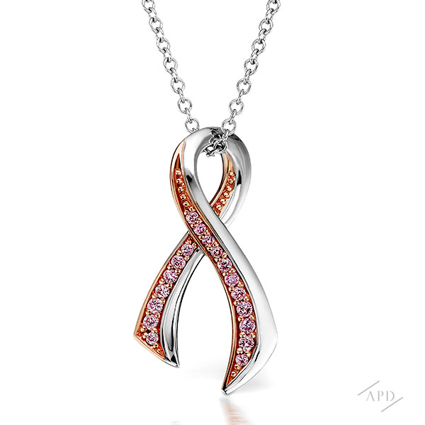 Argyle Breast Cancer Awareness Pendant