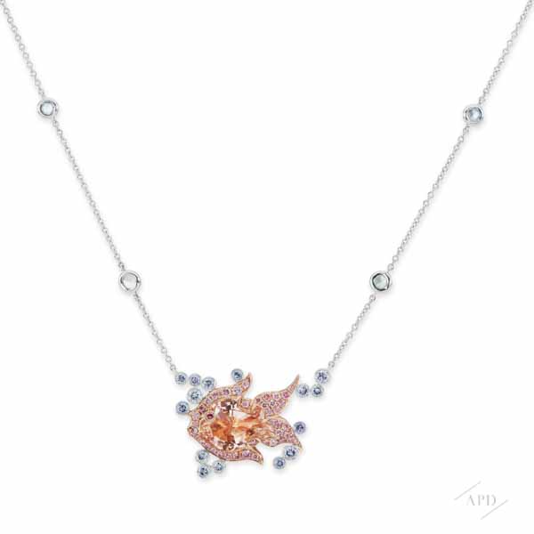 Fish Diamond Necklace